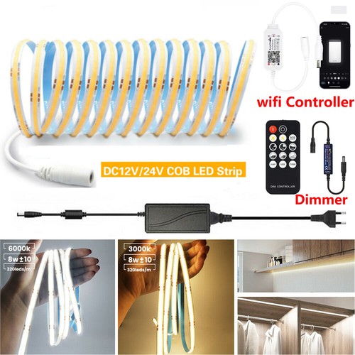 Striscia led cob 12v 24v - led,