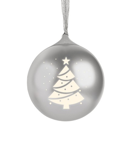 Palla natale luminosa con - palla,