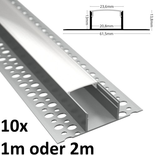 10x profilo incasso - profilo,
