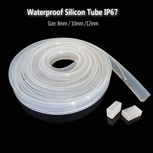 Tubo silicone trasparente - , led