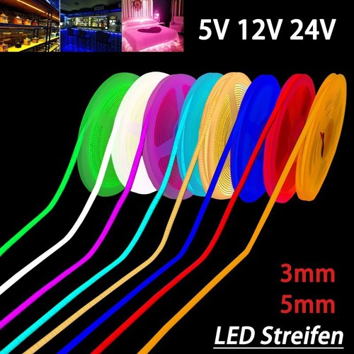 Striscia led cob 3mm - 3mm, 12v