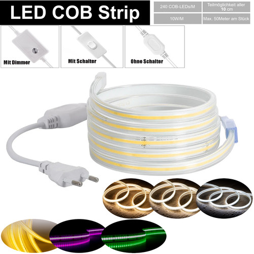Striscia led cob 230 - led, v