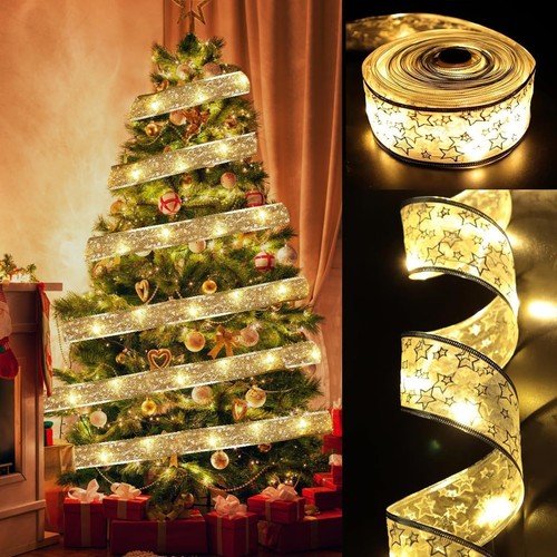 Nastro luminoso natale 10m - nastro,