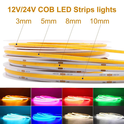 Striscia led cob 12 - 2-5, 24